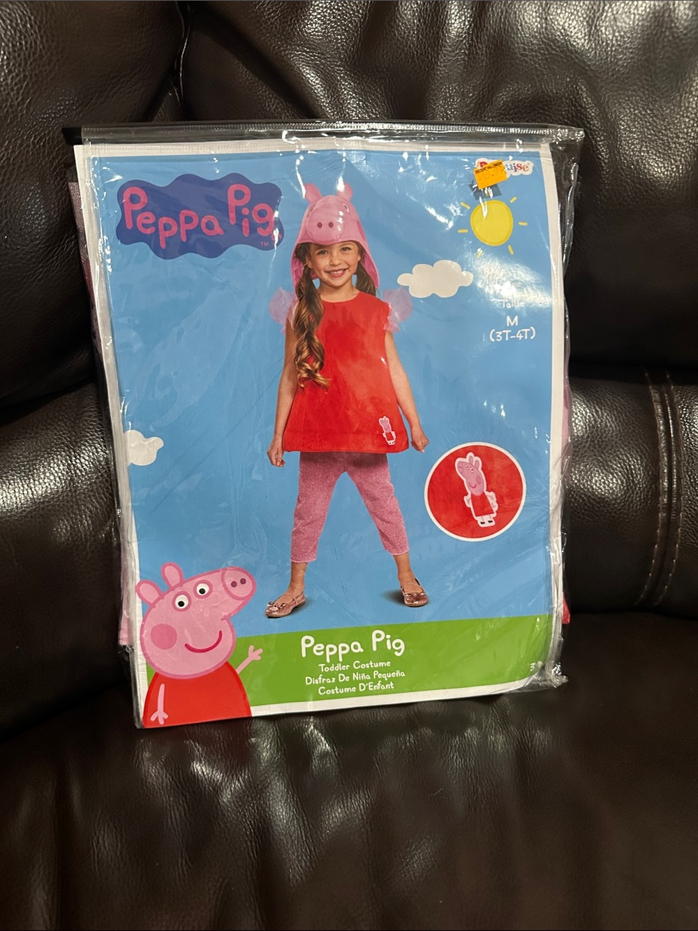 New Peppa Pig Classic Toddler Costume New 3/4T